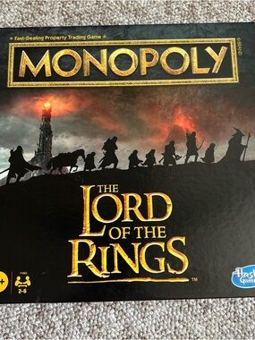 Hasbro Monopoly The Lord of the Rings Board Game - Black & Gold